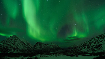 Celestial Aurora on an Alien Planet —, space, planet, landscape view, aurora borealis HD wallpaper