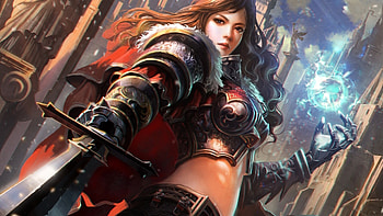 Fantasy Women Warrior HD wallpaper