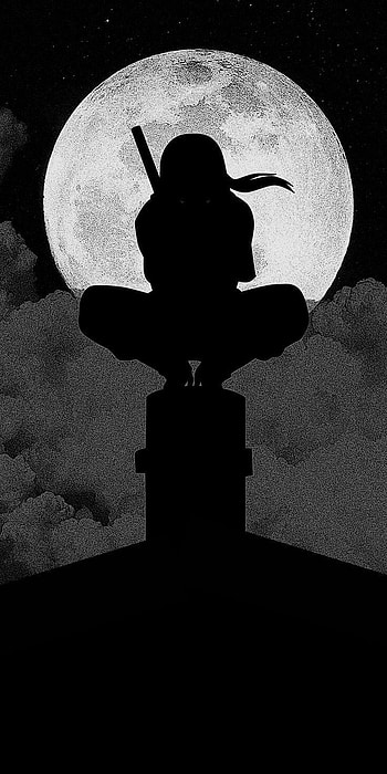 uchiha itachi, atmosphere, crescent HD phone wallpaper