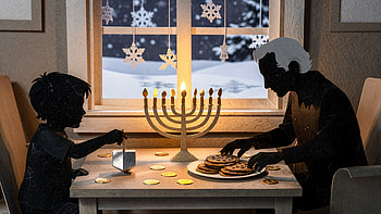 Hanukkah Hearth — HD wallpaper