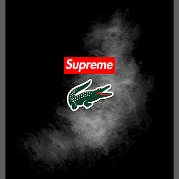 Lacoste + supreme, symbol, art HD phone wallpaper