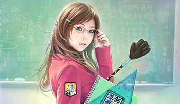 beautiful girl animation, amit, omdave, matu, hrdave HD wallpaper
