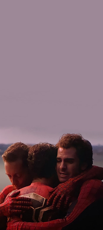 Spiderman No way home, Movie, Hug, Three HD phone wallpaper