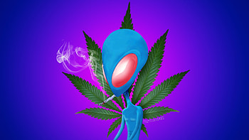 Alien Stoner by Marihuano420 Alien Stoner by Marihuano420 HD wallpaper