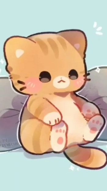 Cute cat sitting :3, notmine, kitty HD phone wallpaper