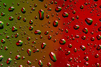 Drops, Macro, Wet, Gradient HD wallpaper