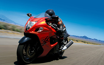 Hayabusa, driver, suzuki, 2560x1600, race, action, 2008, red, bike, road HD wallpaper