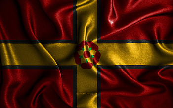Northamptonshire flag, , silk wavy flags, english counties, Flag of Northamptonshire, Day of Northamptonshire, fabric flags, 3D art, Northamptonshire, Europe, Counties of England, Northamptonshire 3D flag, England HD wallpaper