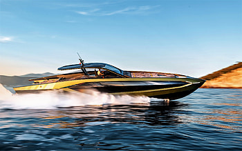 Lamborghini boat, sea, boat, lamborghini, speed HD wallpaper