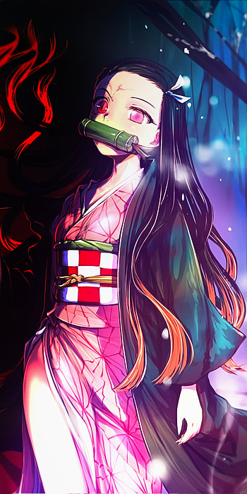 Nezuko, Nezuko Kamado, Anime, Demon Slayer: Kimetsu no Yaiba HD phone wallpaper