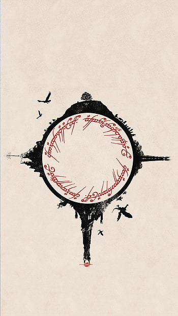 Top Collection and . Lord of the rings tattoo, Lotr art, Lord of the rings, Lotr Minimalist HD phone wallpaper