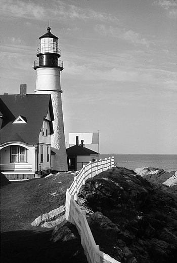 Monochrome, Maine HD phone wallpaper