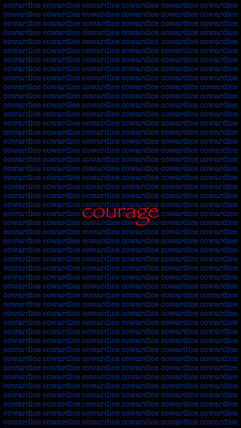 Words, Inscription, Courage, Cowardice HD phone wallpaper