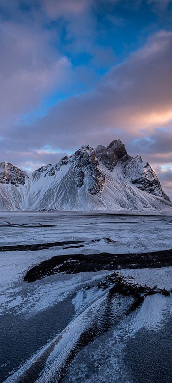 Vestrahorn: Icy Dawn , nature HD phone wallpaper