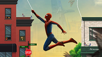 Spiderman Web Shooter Artwork, spiderman, superheroes, artwork HD wallpaper