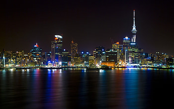 Night Skyline, , Skylines, City skylines HD wallpaper