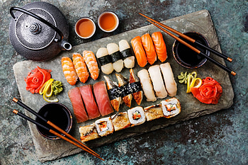 Sushi, Sushi facts, Traditional Japanese cuisine, Fresh ingredients HD wallpaper