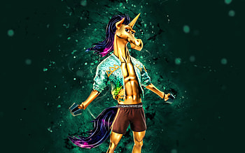 Golden Crunch Fabio Sparklemane, , yellow neon lights, Fortnite Battle Royale, Fortnite characters, Golden Crunch Fabio Sparklemane Skin, Fortnite, Golden Crunch Fabio Sparklemane Fortnite HD wallpaper