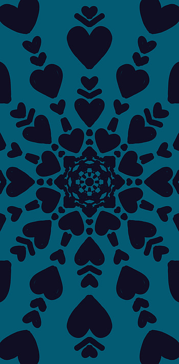 Eye heart ewe, awesome, minimal, symmetry, cool, drawing, teal HD phone wallpaper