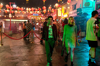 Greatest Hits Movie Scene with Lucy Boynton & Justin H Min, movie, The Greatest Hits, Lucy Boynton, Justin H. Min HD wallpaper