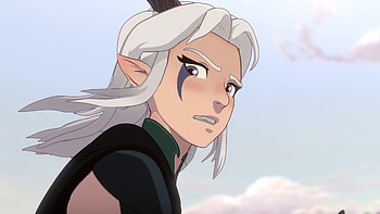 Rayla, White hair elf, The Dragon Prince, Netflix animation HD wallpaper