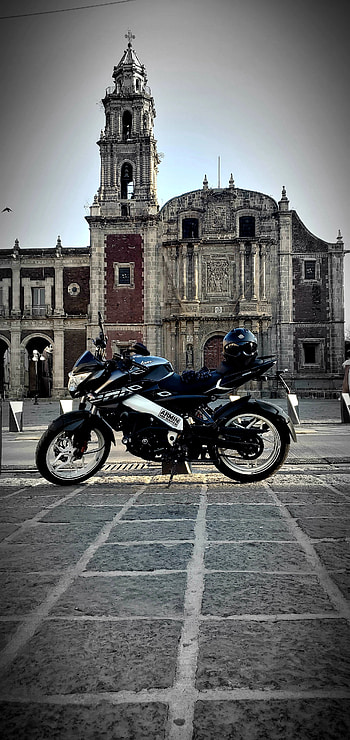 Pulsar ns 200 bajaj 22, motorcycle, sky HD phone wallpaper