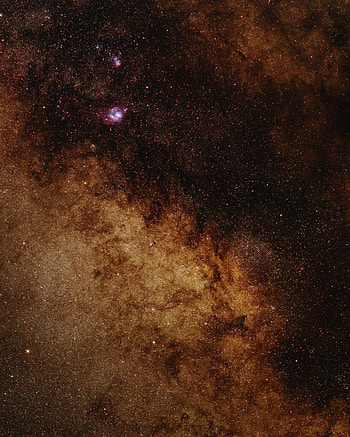 Universe, Stars, Brown, Nebula HD phone wallpaper