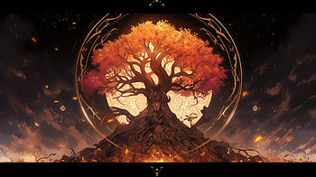 Yggdrasil Mythical Tree, Yggdrasil HD wallpaper