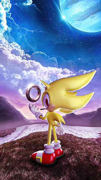 Super Sonic HD phone wallpaper