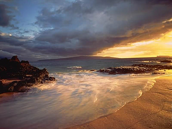 Manzara, water, ocean, beach HD wallpaper