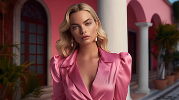 Margot Robbie In Barbies Dream House, barbie-movie, barbie, 2023-movies, movies, margot-robbie HD wallpaper
