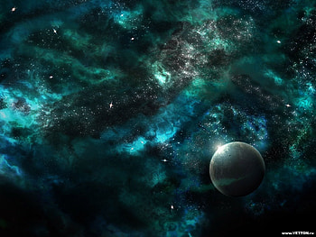 Stars, Fantasy, Landscape, Planets, Universe HD wallpaper