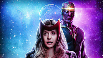 Wanda X Vision , wanda-vision, scarlet-witch, tv-shows HD wallpaper