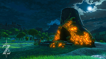 The Legend of Zelda: Breath of the Wild at Night HD wallpaper