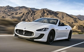 Maserati GranCabrio, white, , car, 11, 2012 HD wallpaper