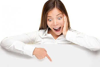 Surprised, white, funny face, model, girl, woman, hand HD wallpaper