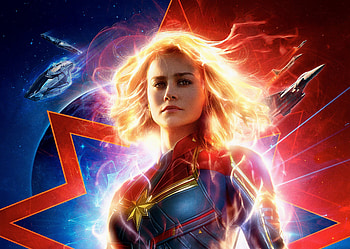Captain Marvel, Brie Larson, 2019 HD wallpaper