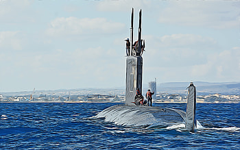 USS Albany, , vector art, SSN-753, submarines, United States Navy, US army, abstract ships, battleship, US Navy, Los Angeles-class, USS Albany SSN-753 HD wallpaper