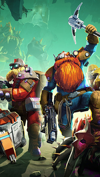 The Engineer and The Scout, Deep Rock Galactic HD phone wallpaper