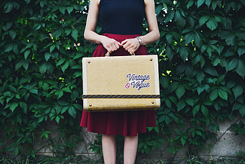 Miscellanea, Miscellaneous, Vintage, Journey, Girl, Fashion, Suitcase HD wallpaper