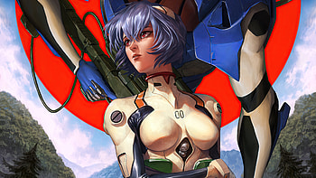 Rei Ayanami Neon Genesis Evangelion, rei-ayanami, neon-genesis-evangelion, anime-girl, anime, deviantart HD wallpaper
