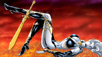 Lady Death, sword, comics, characters, chaos comics, illustrations HD wallpaper