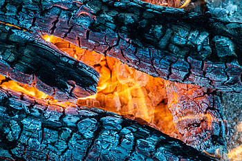 Fire, Coals, Flame, Miscellanea, Miscellaneous, Ash HD wallpaper