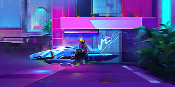 Cyberpunk Hacker Time, cyberpunk, hacker, artist, artwork, digital-art, deviantart HD wallpaper