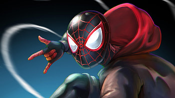 Spiderman Miles Morales Artworks, spiderman-into-the-spider-verse, spiderman, superheroes, artwork, artist, digital-art, deviantart HD wallpaper