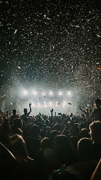 Confetti, Concert HD phone wallpaper