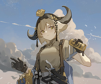 Pallas - Arknights, Pallas (Arknights), video game, Arknights HD wallpaper