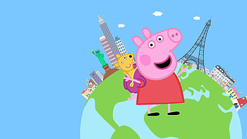 Peppa Pig Goes Global — World Adventures Ultra, Peppa Pig HD wallpaper