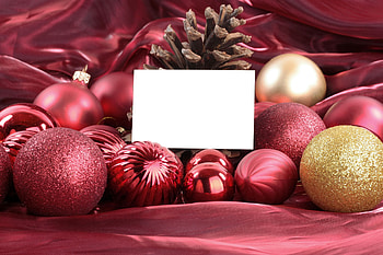 I wish you a merry Christmas, holidays, graphy, cute, balls, garland, ball, christmas, red, decorations, candles, lovely, new year HD wallpaper