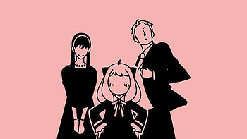 Spy x Family : Anya Forger and Family Silhouette, Spy x Family, Anya Forger HD wallpaper